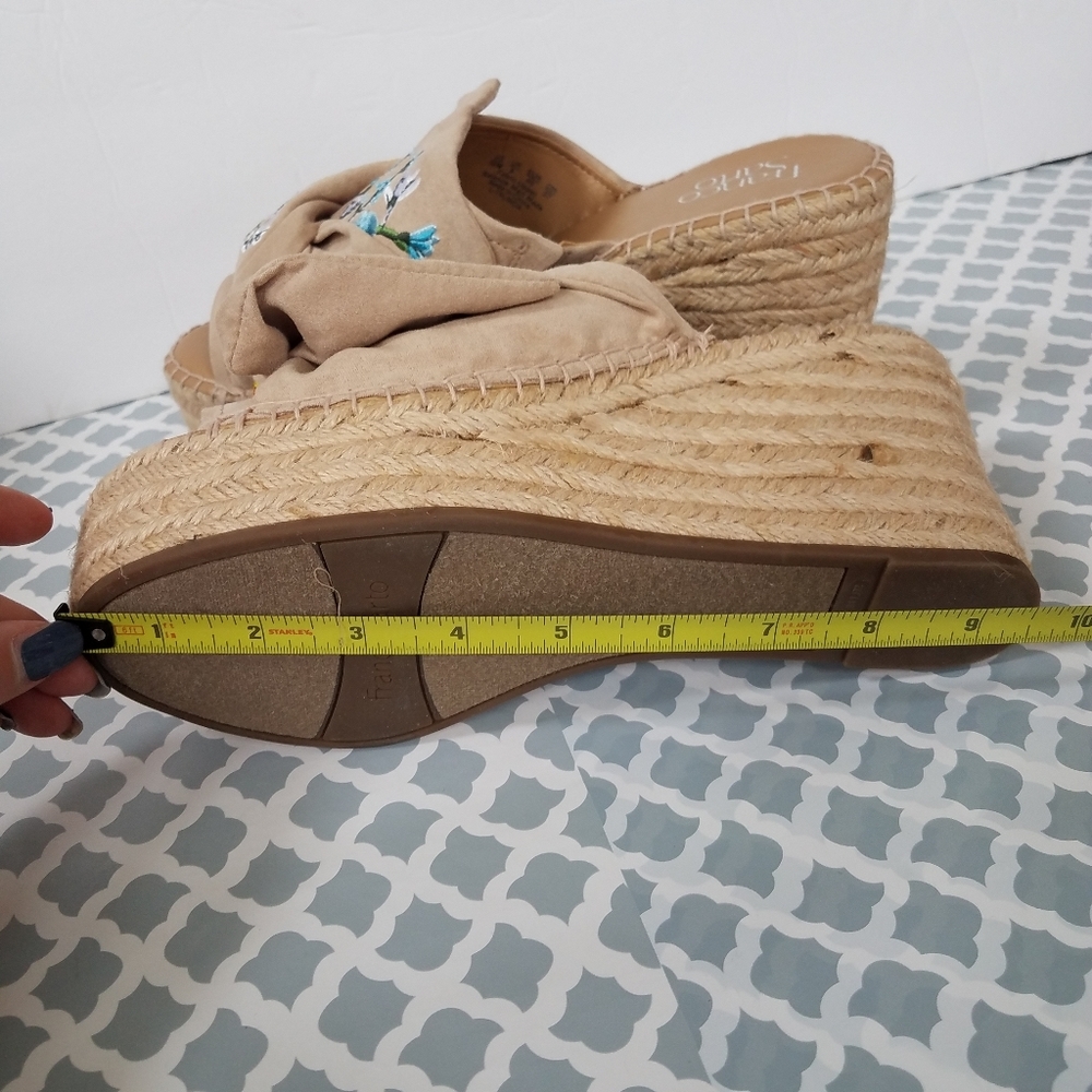 Franco Sarto Talinda Espadrilles 10 NWOB - Picture 13 of 15